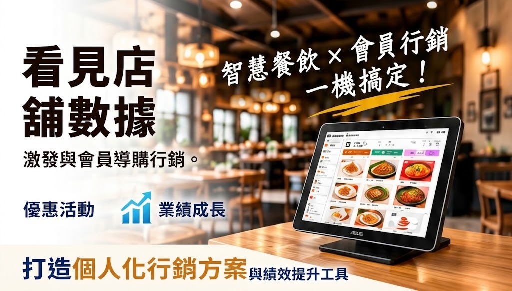 餐飲店內點餐平板情境